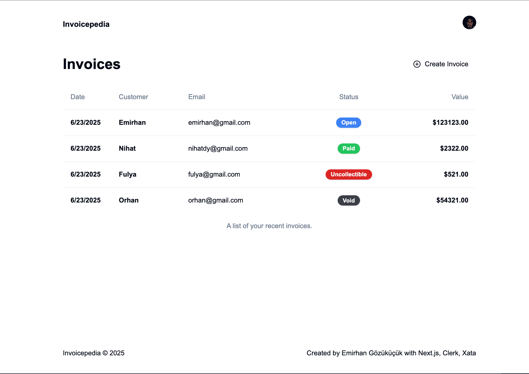 Invoice App